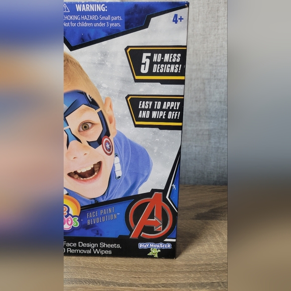 Marvel Avengers Superhero Face Paint Kit - Blue and Red - Picture 14 of 15